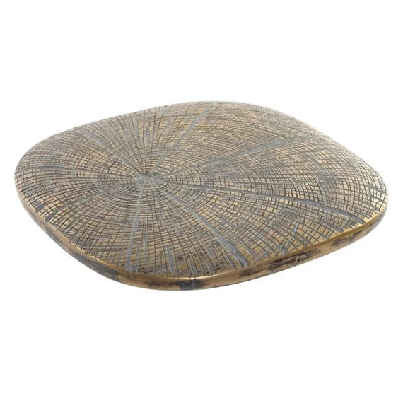 Dekoráció falra poly 31x4,5x31 cm arany