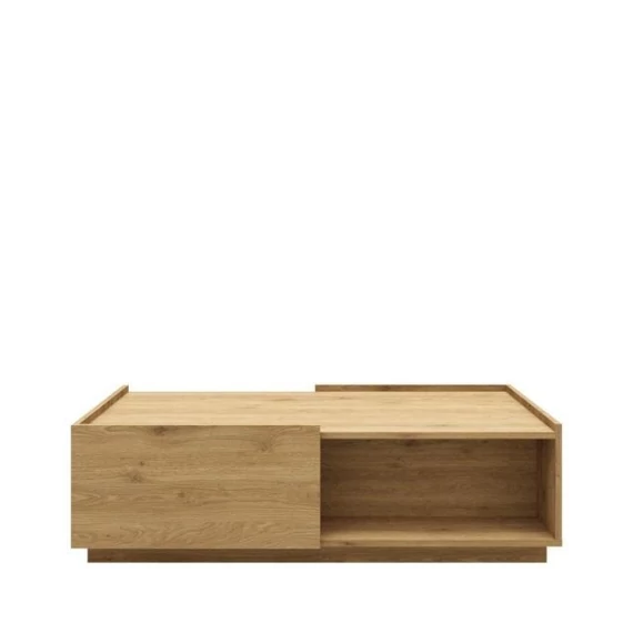 Dohányzó asztal mdf, tölgyfa 120x60x35 cm natúr