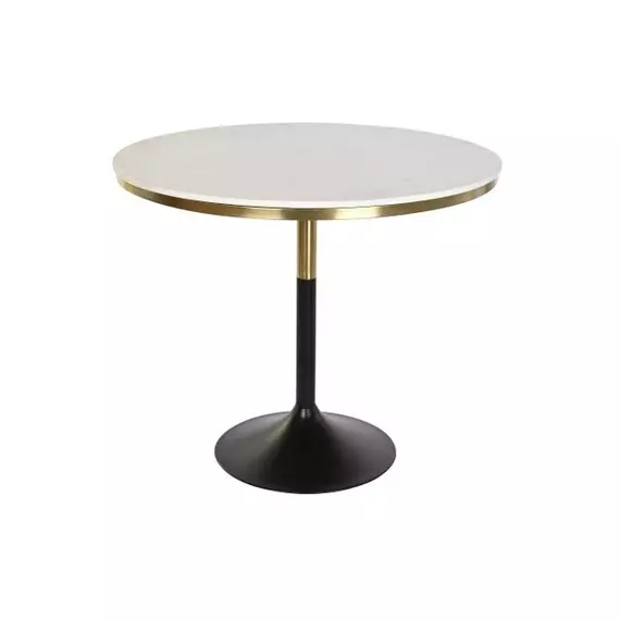 Ebédlőasztal fém, márvány 93x93x79,5 cm színes