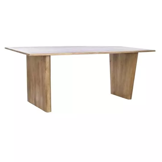 Ebédlőasztal mangófa 200x100x76 cm barna