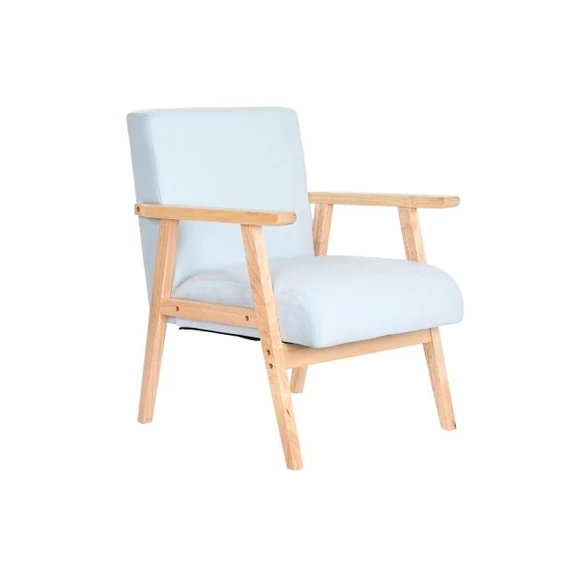 Fotel poliészter, mdf 61x69x77 cm égkék