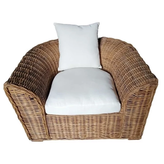 Fotel rattan 100x78x68 cm natúr