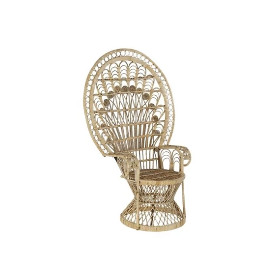 Fotel rattan 96x71x143 cm natúr