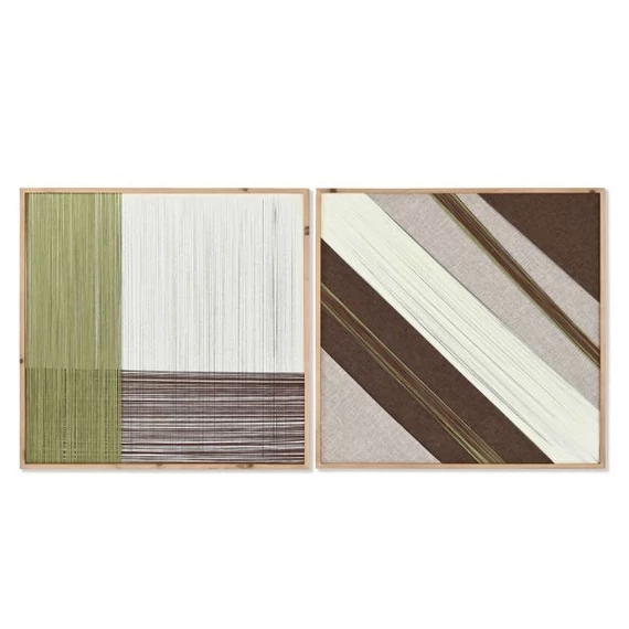 Kép 3D mdf, pamut 80x3x80 cm színes 2 féle