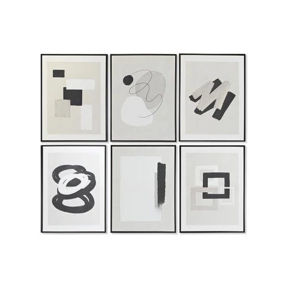 Kép absztrakt hungarocell, vászon 60x4x80 cm színes 6 féle