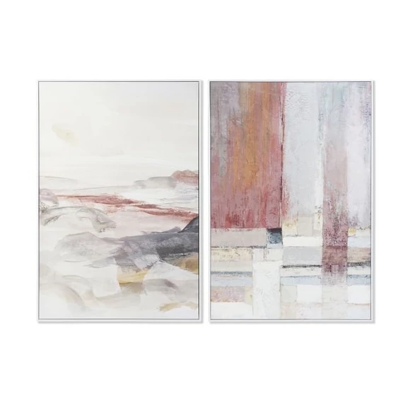 Kép absztrakt hungarocell, vászon 82,5x4,5x122,5 cm színes 2 féle