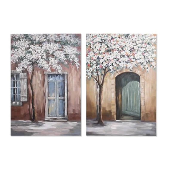 Kép ajtó vászon, mdf 80x2,8x120 cm színes 2 féle