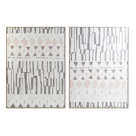 Kép boho keretes hungarocell, vászon 100x4x140 cm színes 2 féle