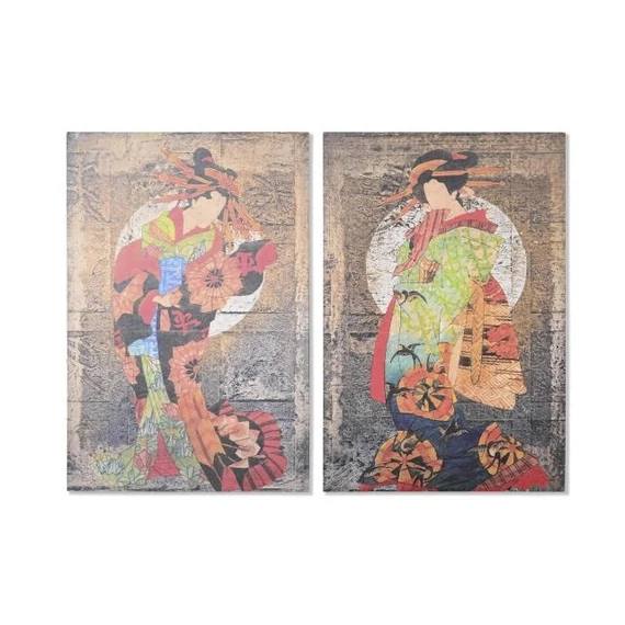 Kép keleti vászon, fenyő 40x1,8x60 cm színes 2 féle