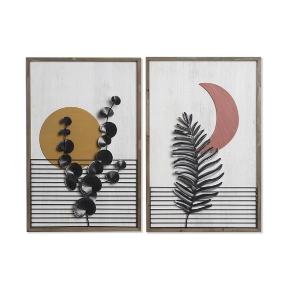 Kép leveles hold mdf, fém 51x3x76,5 cm színes 2 féle