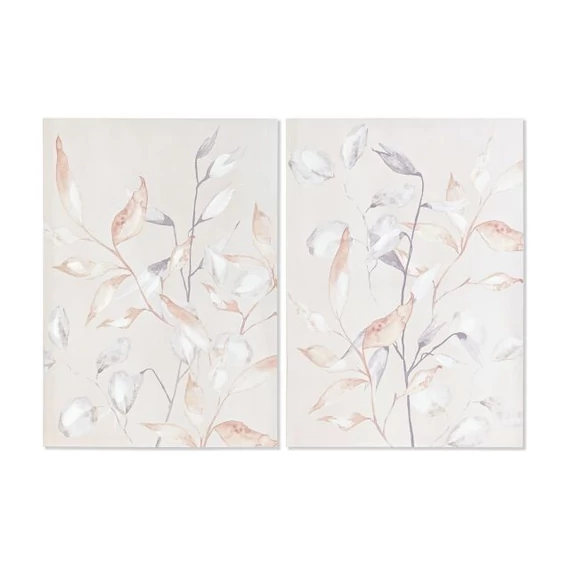 Kép leveles vászon, lucfenyő 50x3x70 cm színes 2 féle