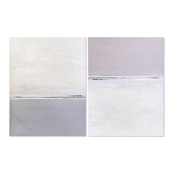 Kép modern vászon, mdf 76x2x101 cm szürke, bézs 2 féle