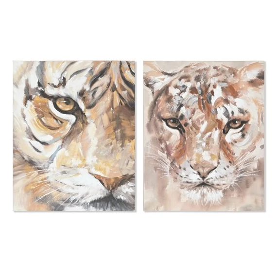 Kép tigris vászon, fenyő 80x3,7x100 cm színes 2 féle