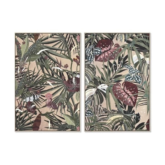 Kép trópusi hungarocell, vászon 83x4,5x123 cm színes 2 féle