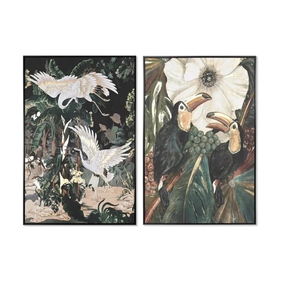Kép trópusi hungarocell, vászon 83x4,5x123 cm színes 2 féle