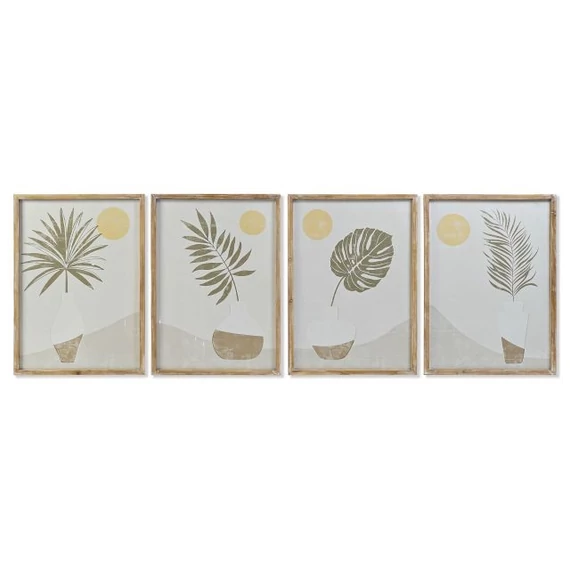 Kép váza üveg, mdf 50x2x70 cm színes 4 féle