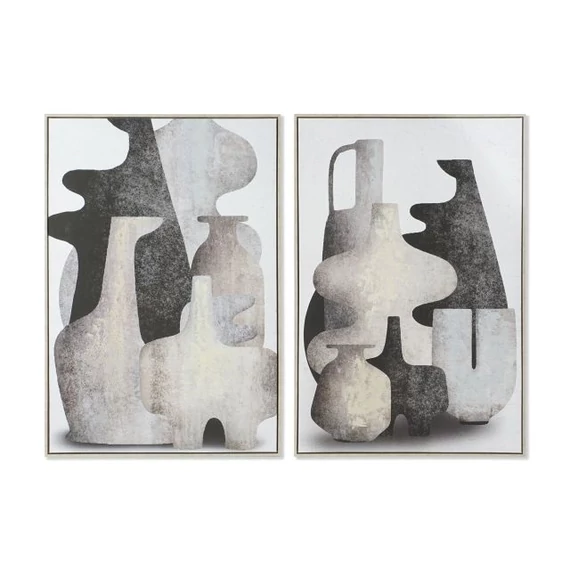 Kép vázák hungarocell, vászon 84x4,5x123 cm szürke, színes 2 féle