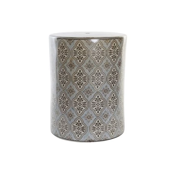 Kisasztal arab porcelán 32,5x32,5x42 cm bézs, kék