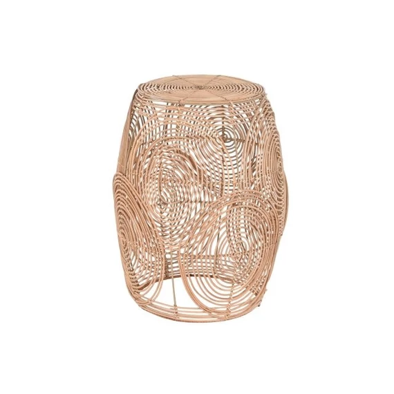Kisasztal rattan 39x39x53 cm világosbarna
