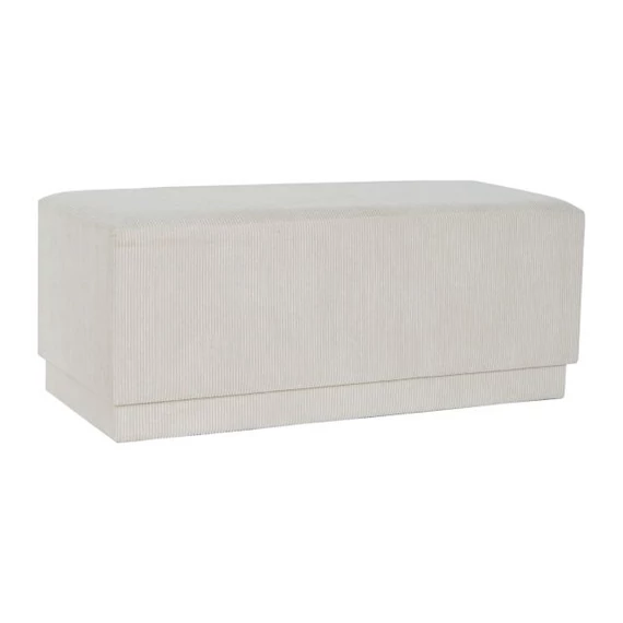 Kispad poliészter, mdf 100x40x40 cm bézs