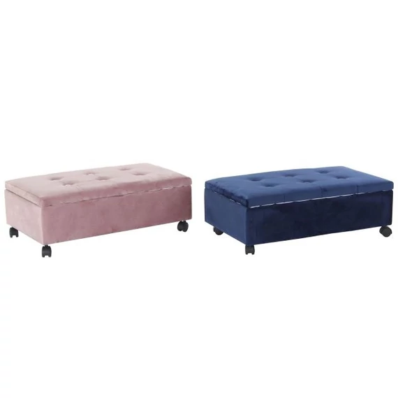 Kispad poliészter, nyárfa 70x39,5x24,5 cm sötétkék, halvány rózsaszín 2 féle