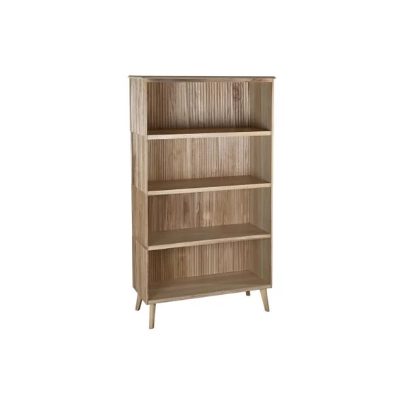 Könyvespolc császárfa, mdf 100x39x180 cm világosbarna