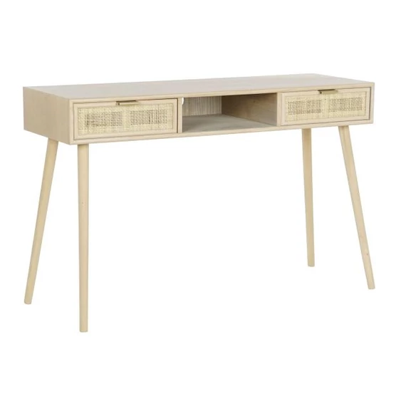 Konzol asztal császárfa, mdf 120x42,5x78 cm natúr