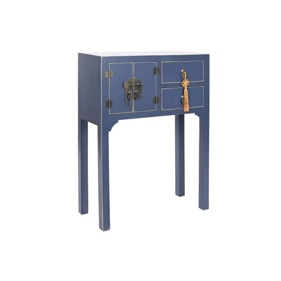 Konzol lucfenyő, mdf 63x26x83 cm kék, piros