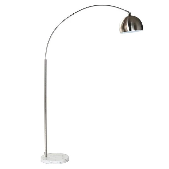 Lámpa álló matt fém 36x110x195 cm ezüst
