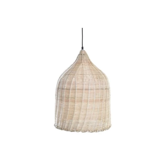 Lámpa mennyezeti rattan 40x40x51 cm natúr
