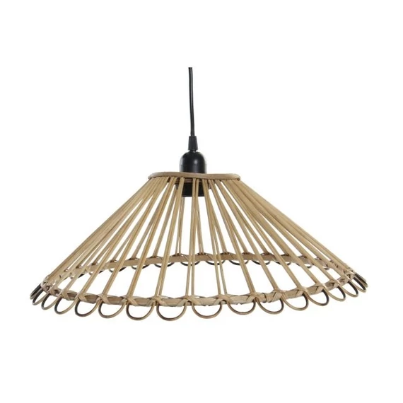 Lámpa mennyezeti rattan 45x45x17 cm natúr