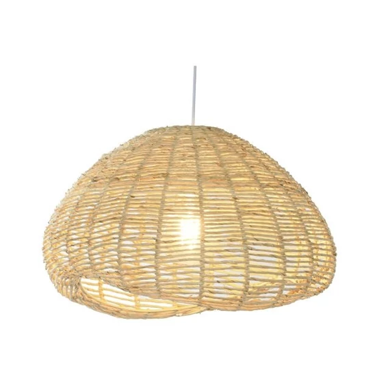 Lámpa mennyezeti vessző, fém 53x43x29 cm világosbarna