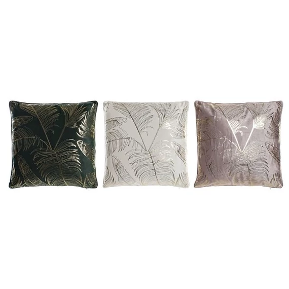 Párna leveles poliészter 45x10x45 cm színes 3 féle
