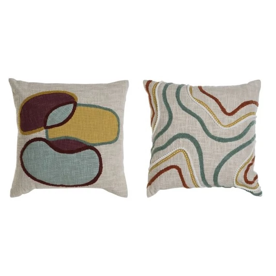 Párna pamut 45x15x45 cm színes 2 féle