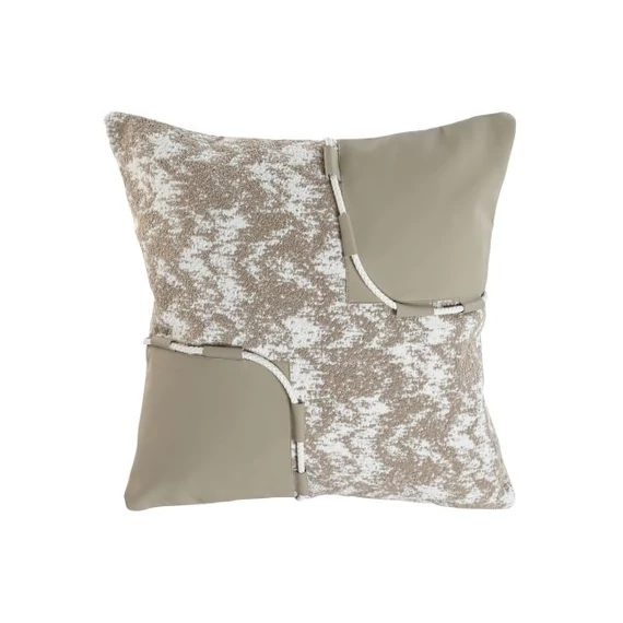 Párna textil, poliuretán 45x10x45 cm bézs