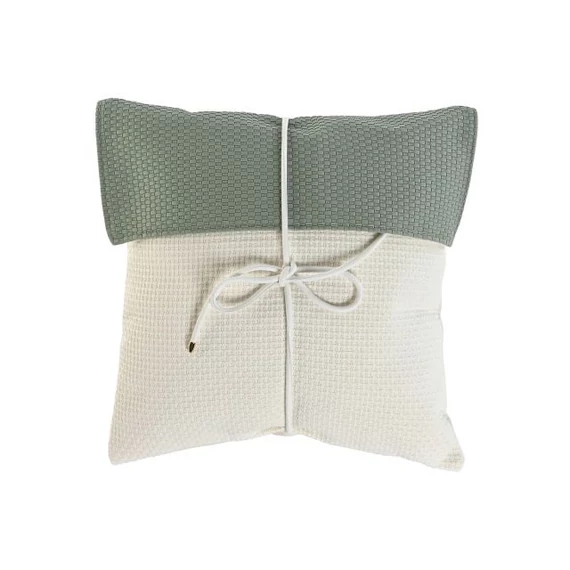Párna textil, poliuretán 45x10x45 cm menta, fehér