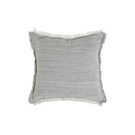 Párnahuzat újrahasznosított pamut, újrahasznosítottpoliészter 45x1x45 cm kék, fehér
