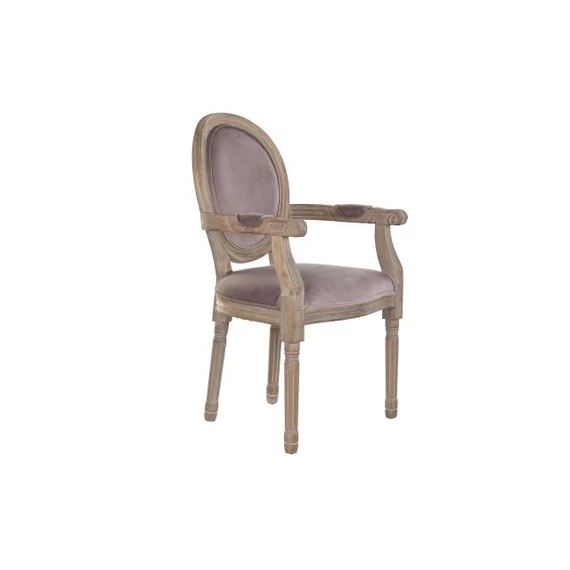 Szék fa, poliészter 55x52x95 cm pink