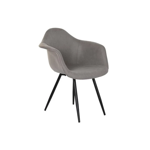 Szék poliészter 64x63x80 cm szürke
