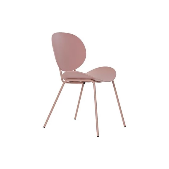 Szék polipropilén, fém 50x55x79,5 cm pink