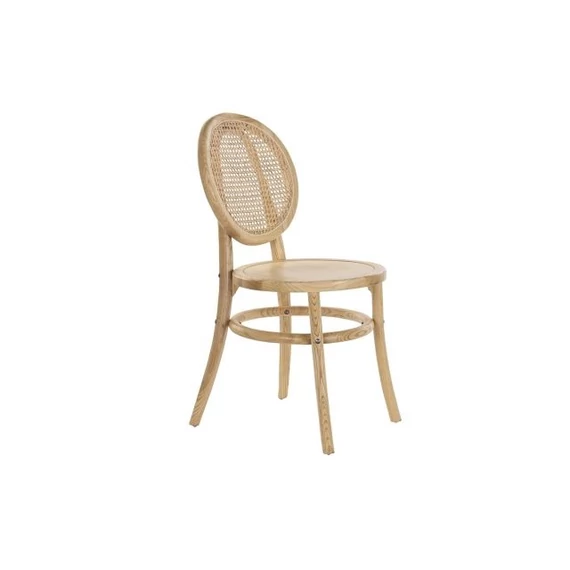 Szék szilfa, rattan 43x43x89 cm világosbarna