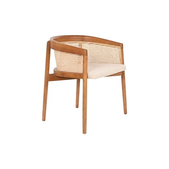 Szék szilfa, rattan 52x48x71 cm barna, bézs
