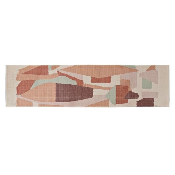 Szőnyeg absztrakt poliészter 60x240x0,7 cm színes
