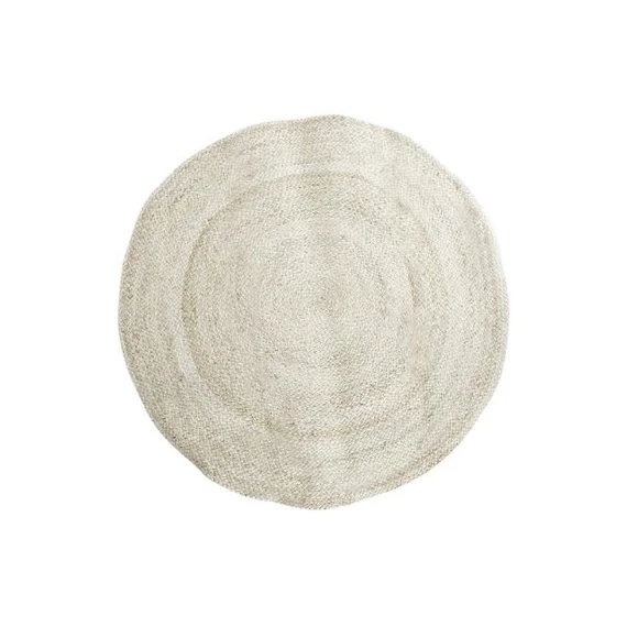 Szőnyeg fonott vessző 90x90x0,5 cm világosbarna