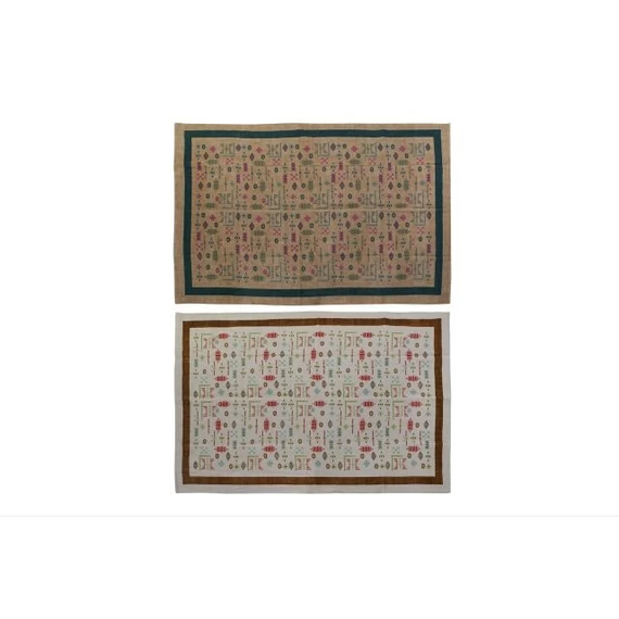 Szőnyeg pamut 120x180x0,4 cm fehér 2 féle