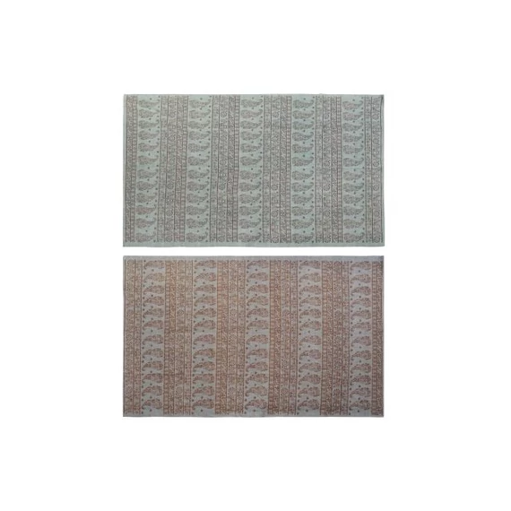 Szőnyeg pamut 120x180x0,4 cm kék, zöld 2 féle