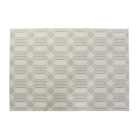 Szőnyeg poliészter 120x180x1 cm krém, bézs