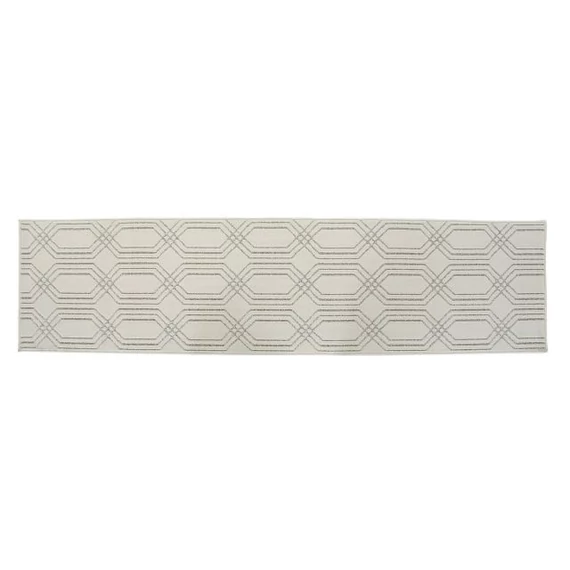 Szőnyeg poliészter 60x240x1 cm krém, bézs