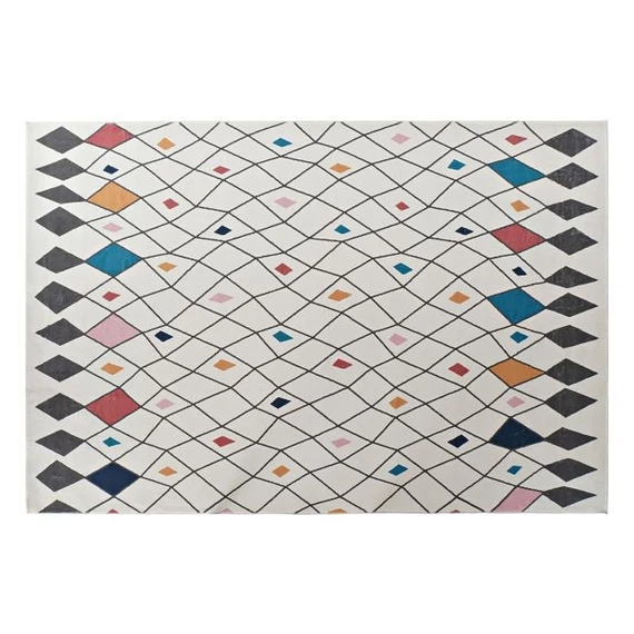 Szőnyeg rombusz poliészter 200x290x0,7 cm színes