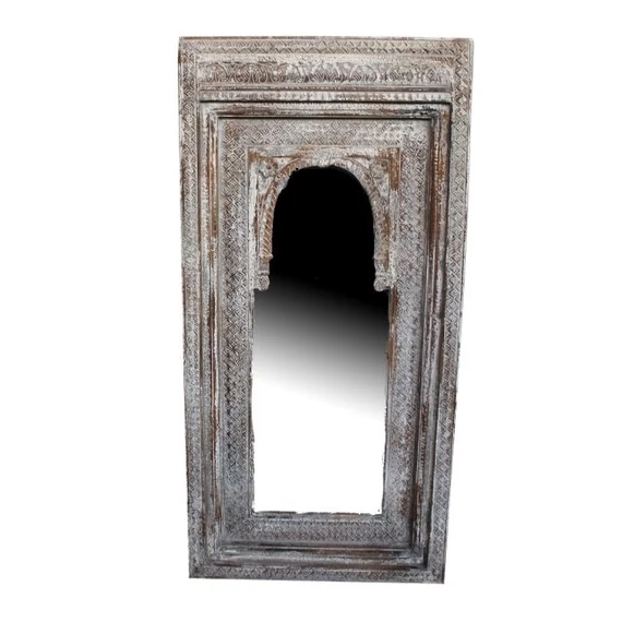 Tükör fa 70x8x146 cm fehér